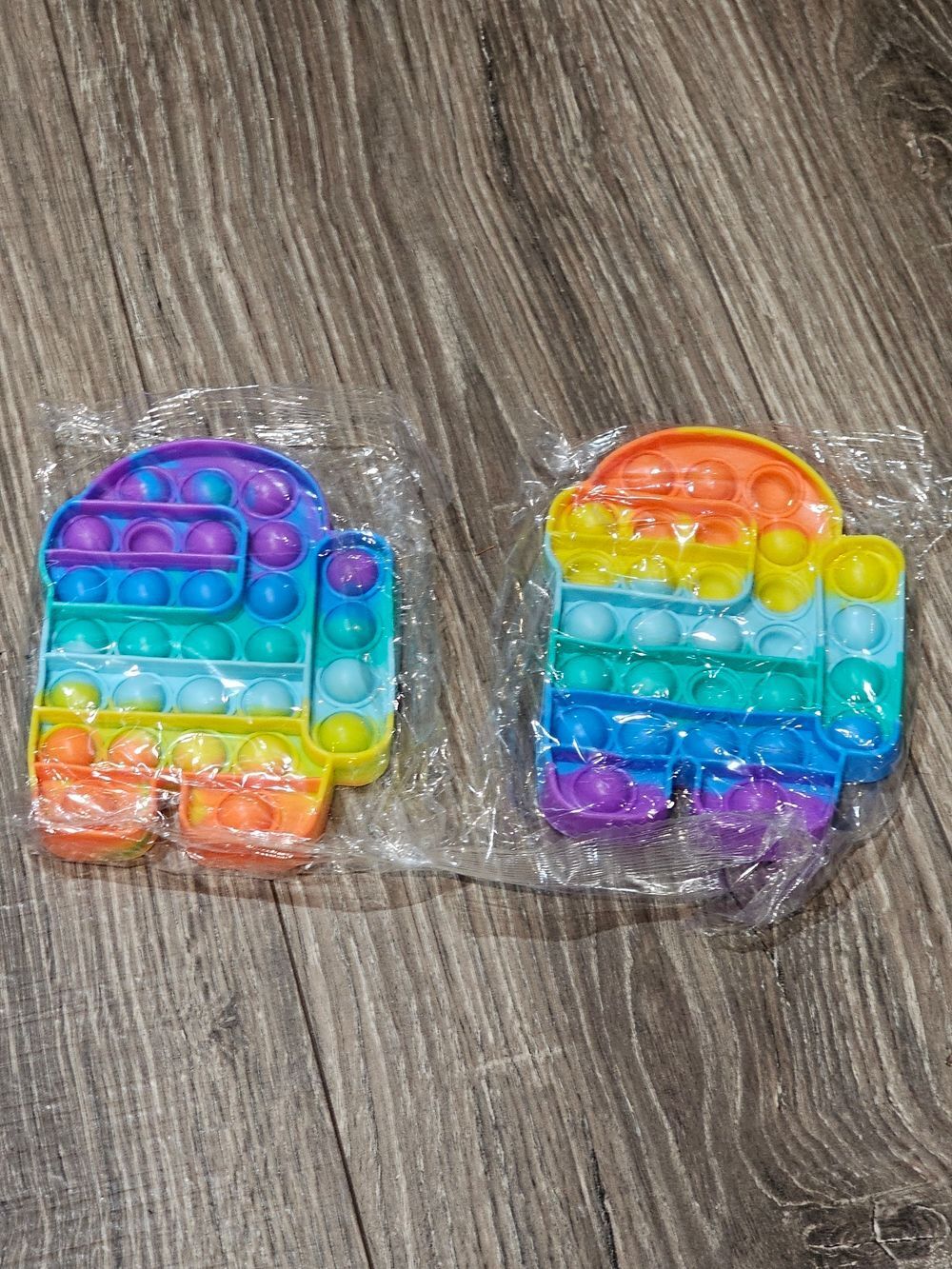Pop It Rainbow Among us Fidget Toy - Rainbow 2 pcs
